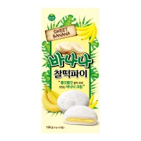 韩国韩美禾香蕉味打糕186g（6枚）